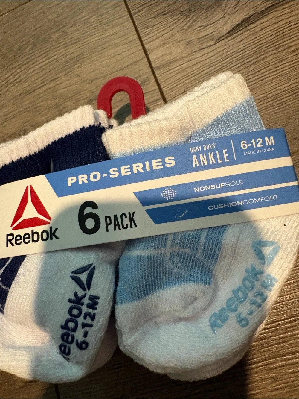 Baby Reebok 6Pk Lot Of 2 Total 12Socks 6-12M